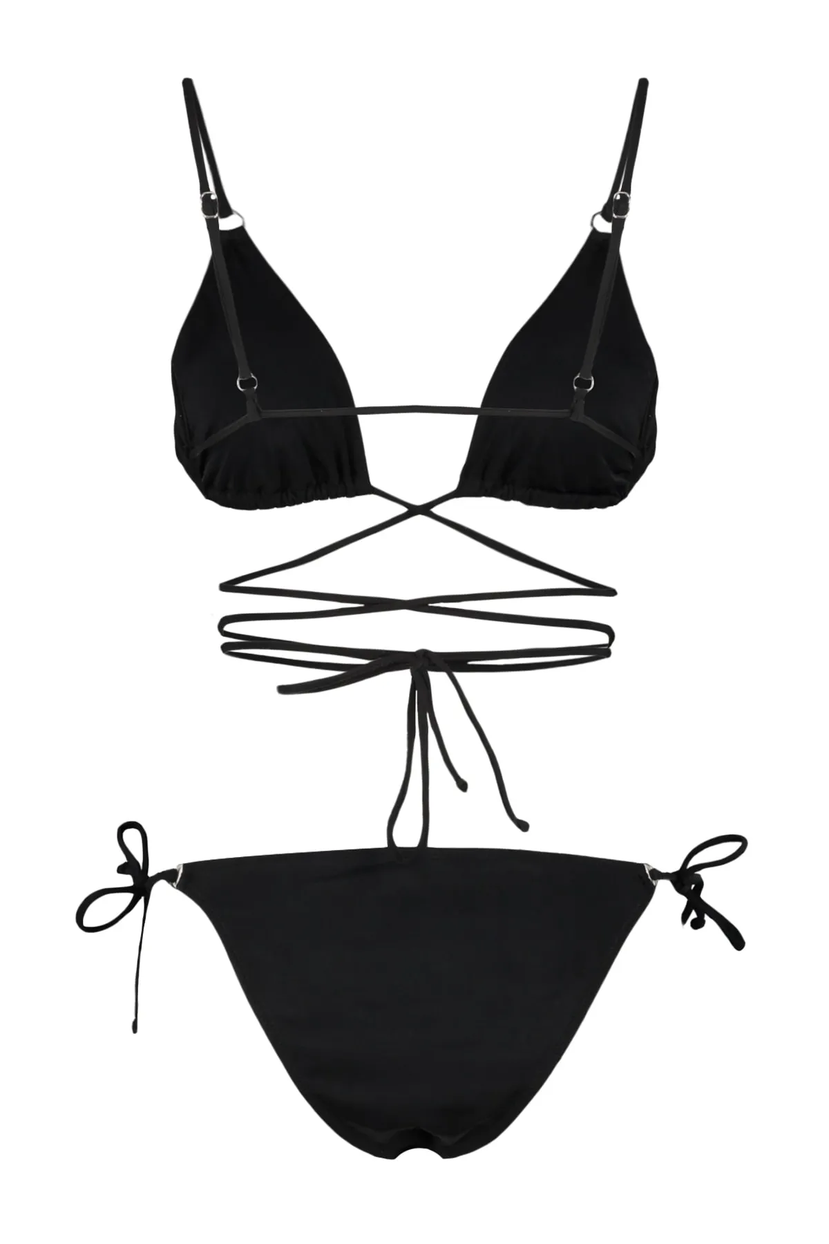 Trendyol Collection  Bikini-Set - Schwarz - Unifarben