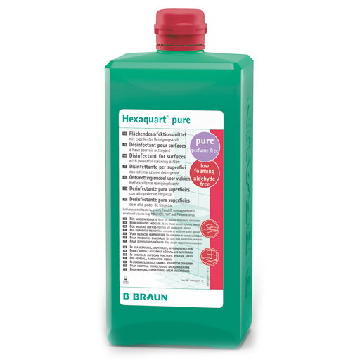 HEXAQUART pure Flächendesinfektion  1000 ml  Lösung