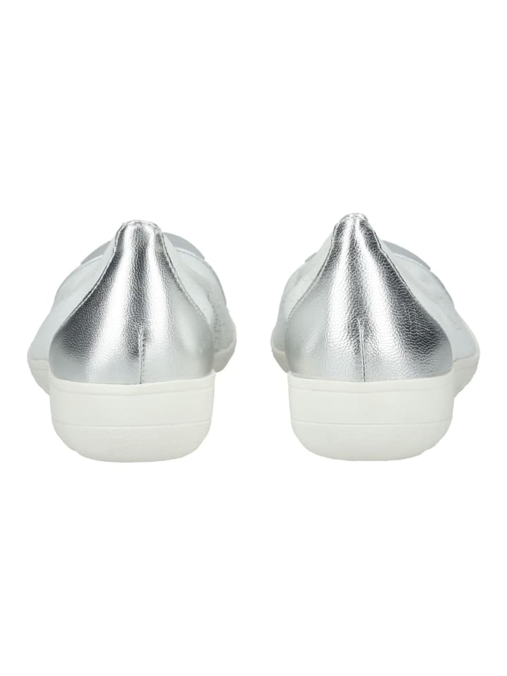 Caprice Ballerinas in Weiß/Silber günstig kaufen