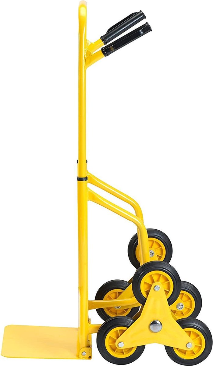 Cărucior manual Stanley FT521 cu 3 roți, pliabil, capacitate 120 kg