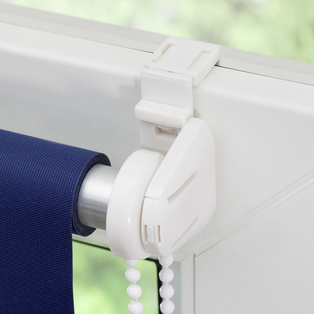 Lichtblick Thermo-Rollo Klemmfix, ohne Bohren, Verdunkelung - Blau, 80 cm x 220 cm (B x L)