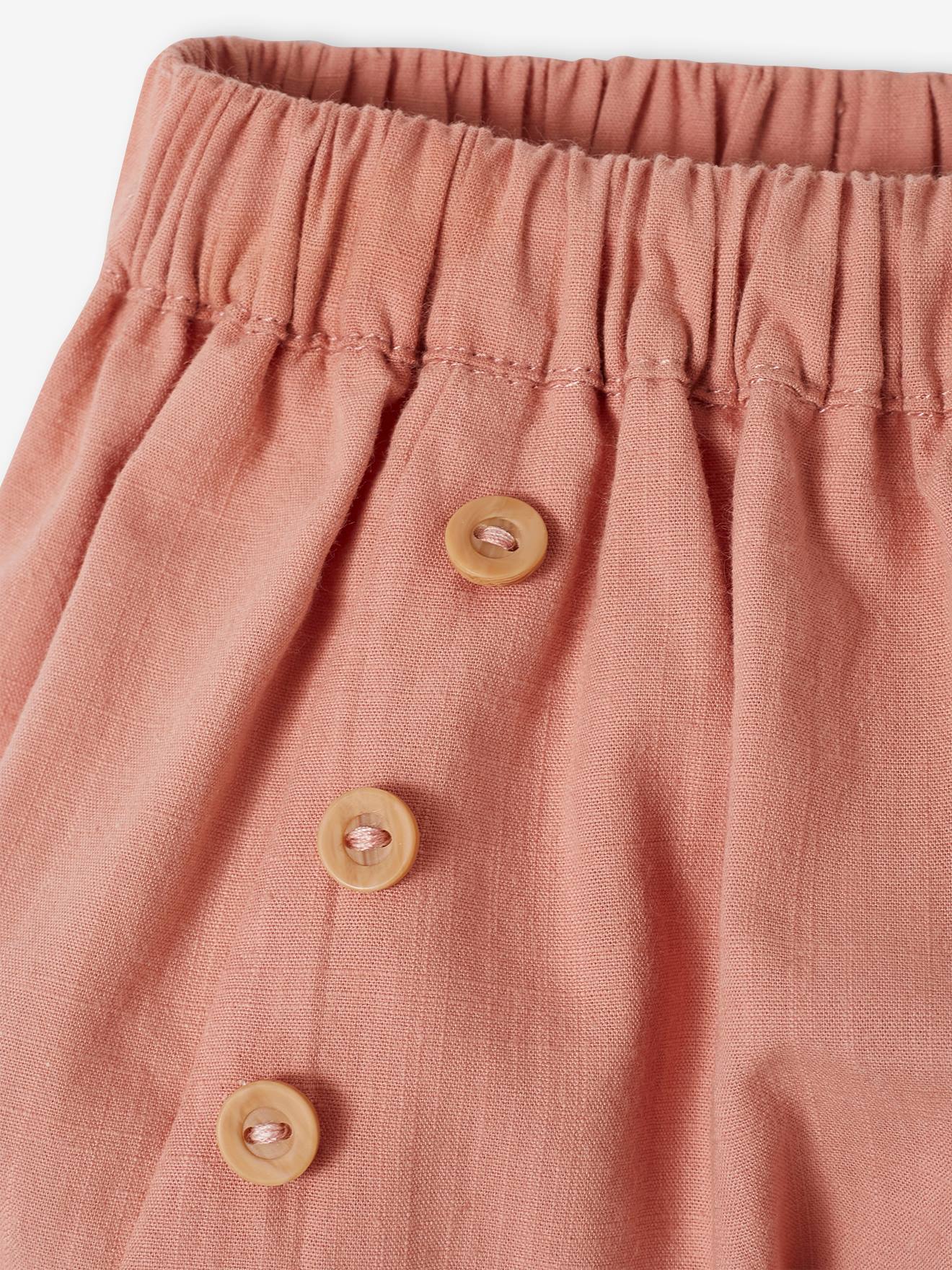 Vertbaudet Mädchen Baby-Set: Shorts & Socken - rosa
