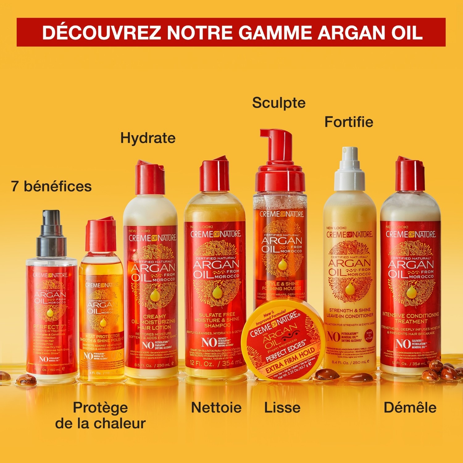 Creme of Nature Argan - gel za savršene rubove bez sulfata