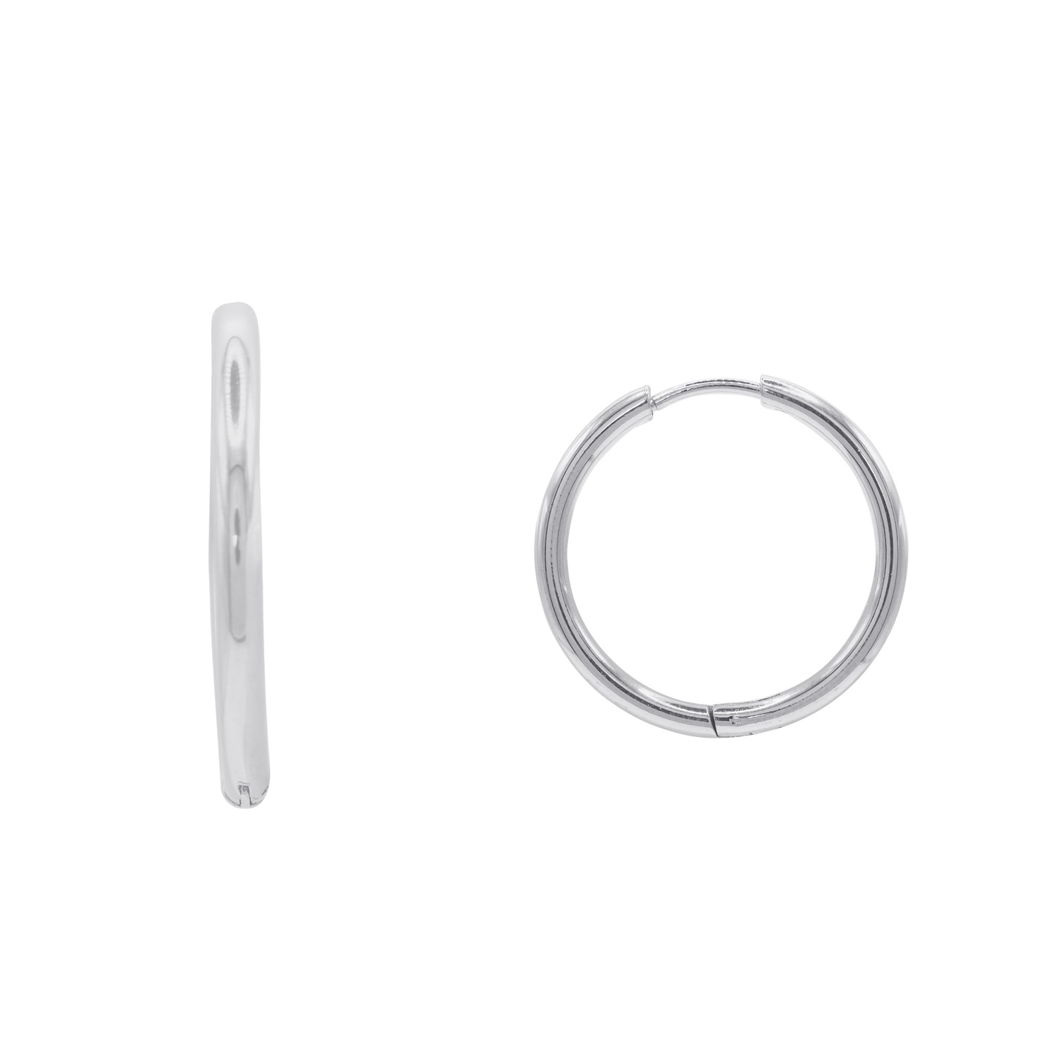 Boucles d'oreilles Heideman Emma, couleur argent poli