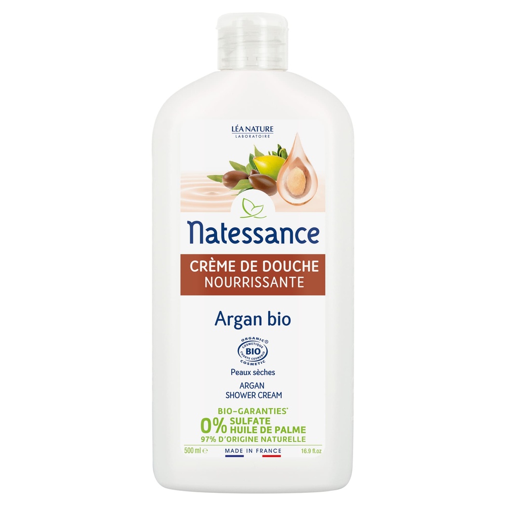 natessance Crème de douche Argan Fleur d'Oranger Crème de douche