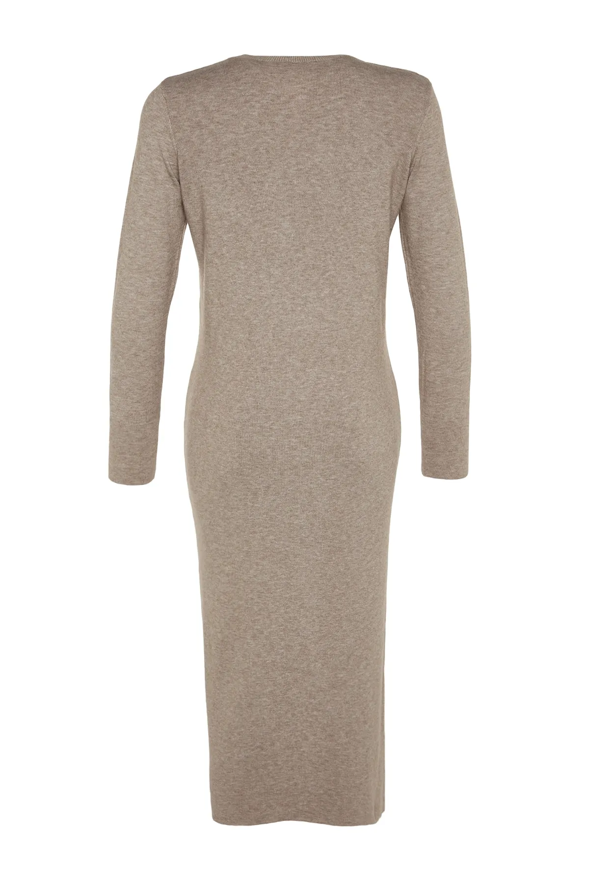 Trendyol Collection  Mink Maxi Knitwear Premium Garn/Spezialgarn Kleid TWOAW24EL00100