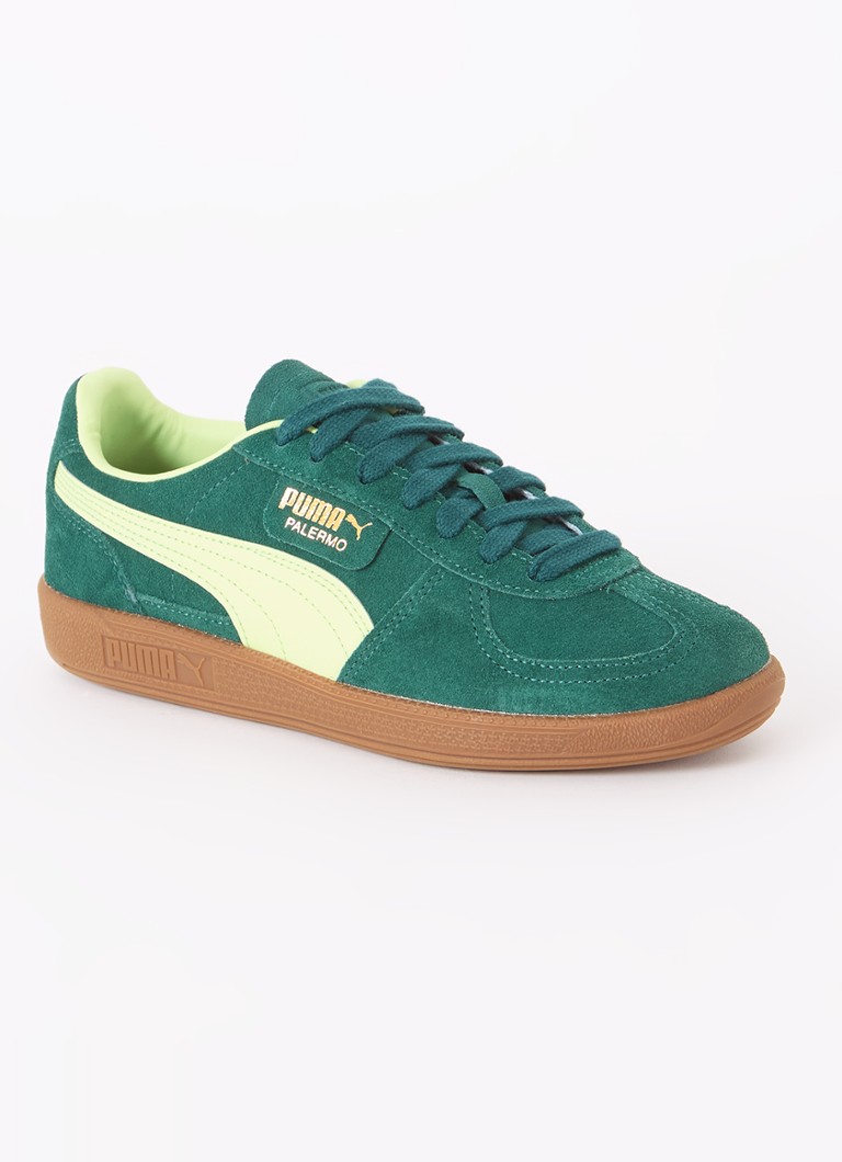 Puma Palermo Jr mokkanahkaiset lenkkarit nahkayksityiskohdilla
