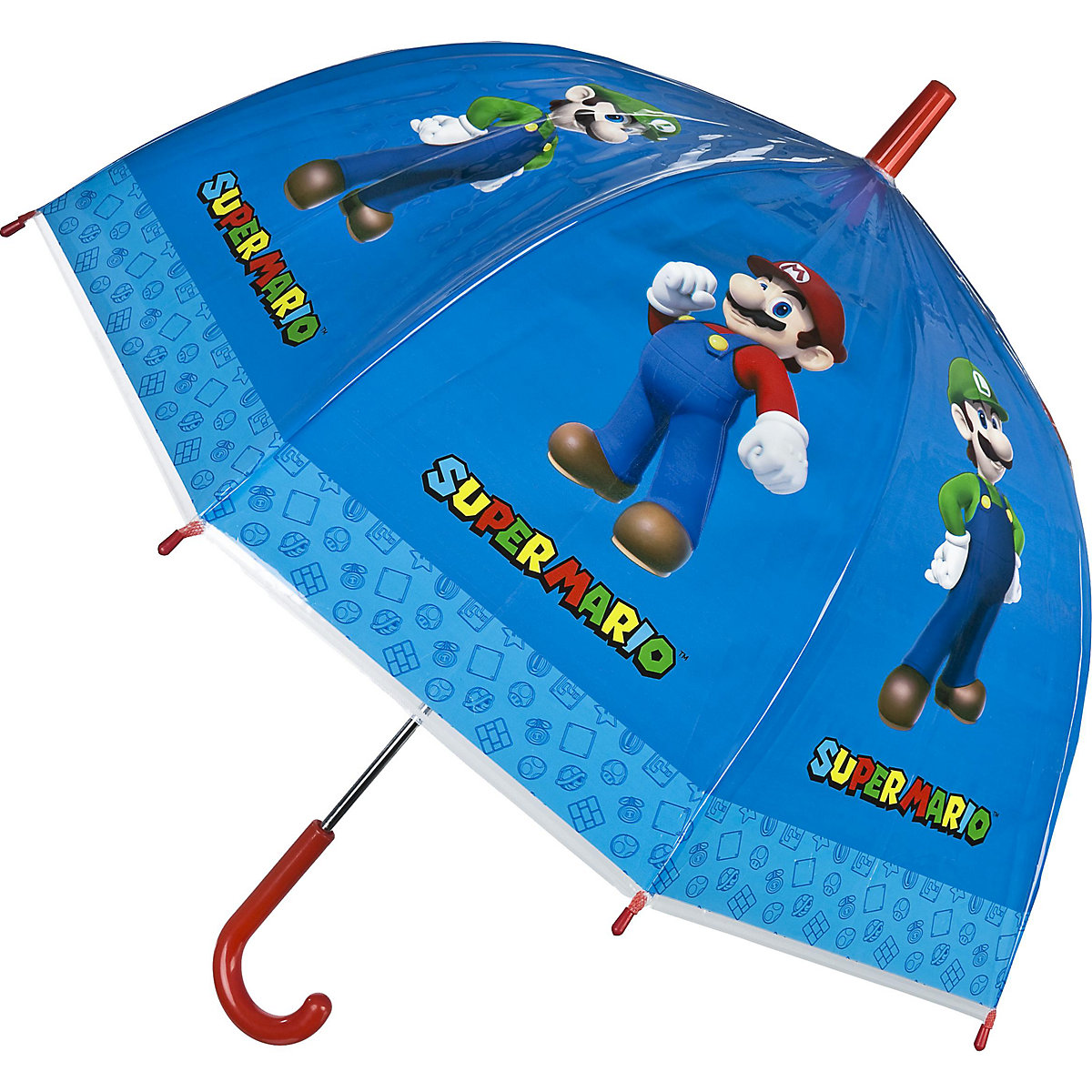 Regenschirm Super Mario, 46 cm, Automatiköffnung