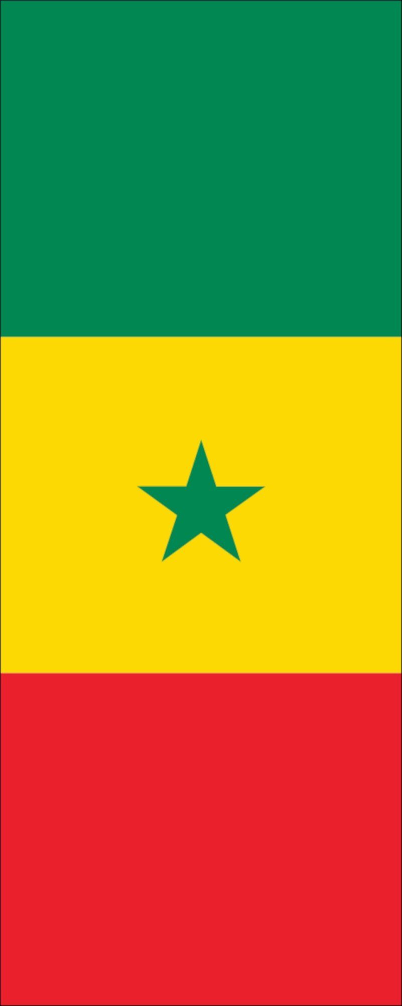 flaggenmeer Flagge Flagge Senegal 110 g/m² Hochformat