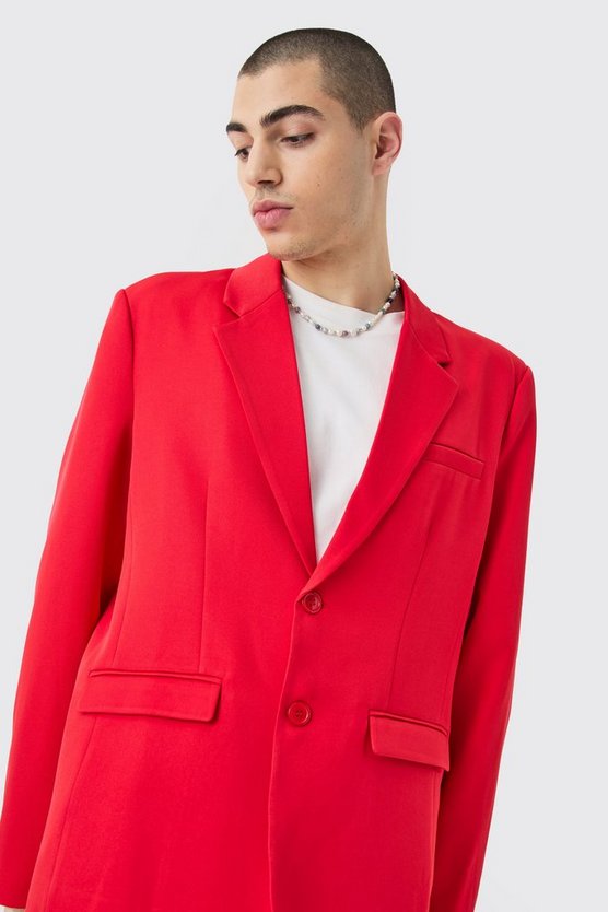 Mix & Match einreihiger Oversize Blazer