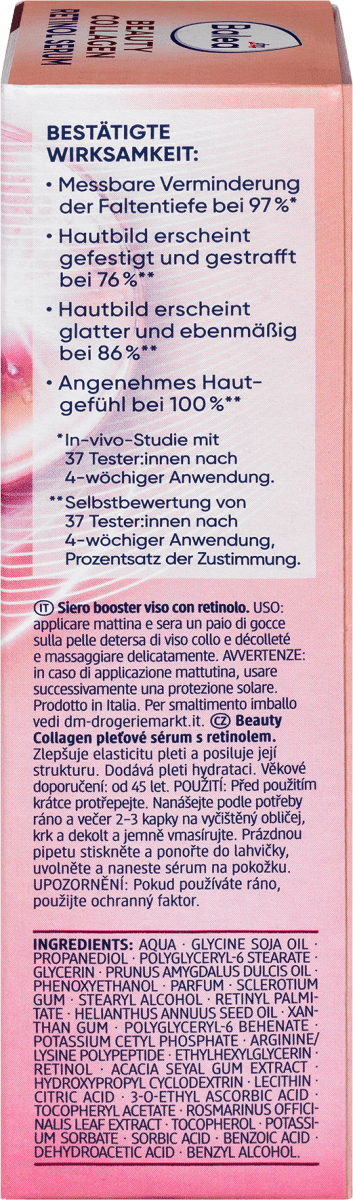 Serum Beauty Collagen Retinol, 30 ml