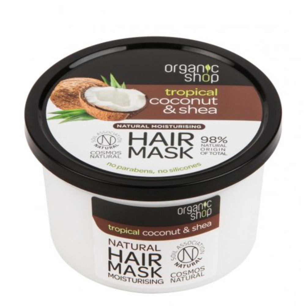 organic shop Masque Hydratant Noix de Coco et Karité Masque Capillaires