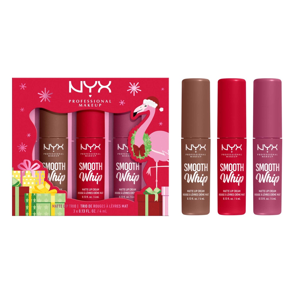 NYX Professional Makeup Coffret trio rouges à lèvres mat Coffrets rouges à lèvres