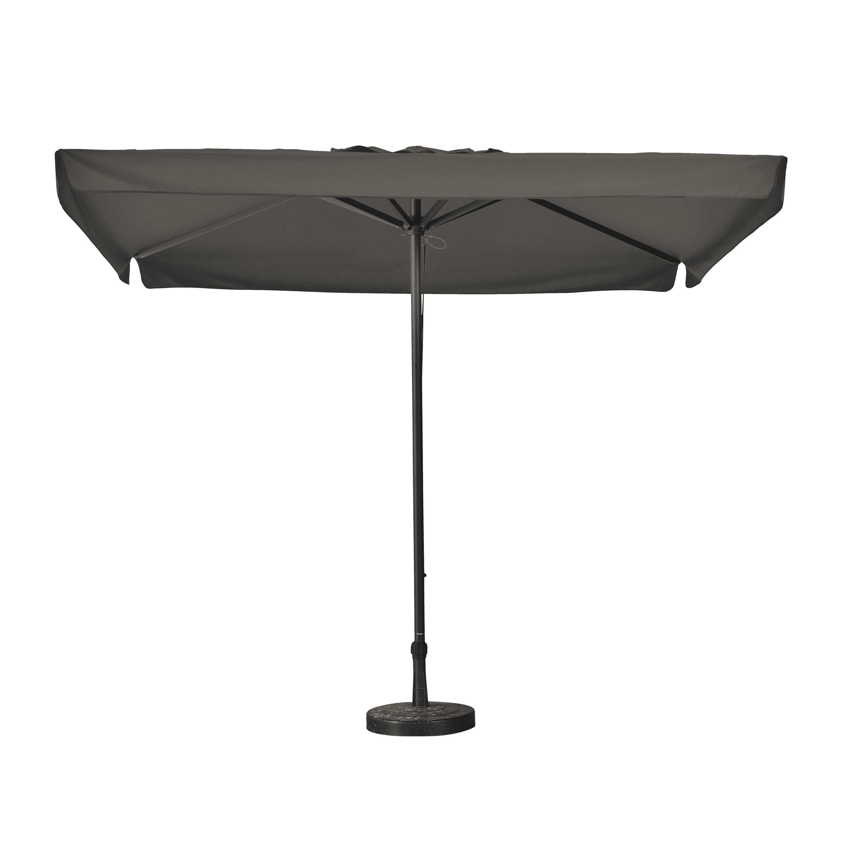 Madison Profi-Line mit Volant 350 x 350 grau Sonnenschirm
