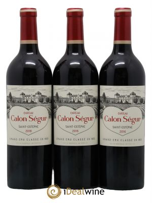 Château Calon Ségur 3ème Grand Cru Classé  2016 - Lot de 3 Bouteilles