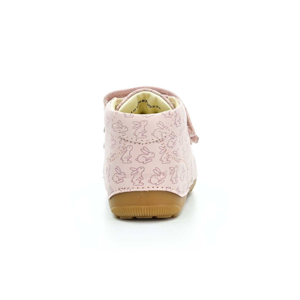 Bundgaard Petit Strap Rabbit Old Rose Barfußstiefeletten