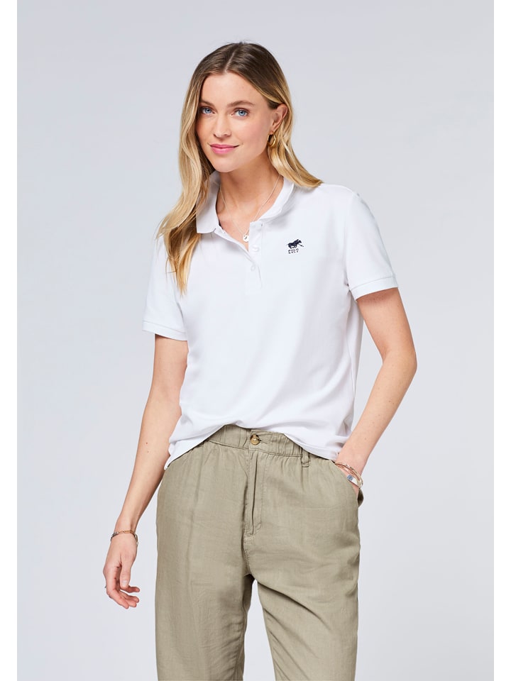 Polo Sylt Poloshirt in Weiß günstig kaufen
