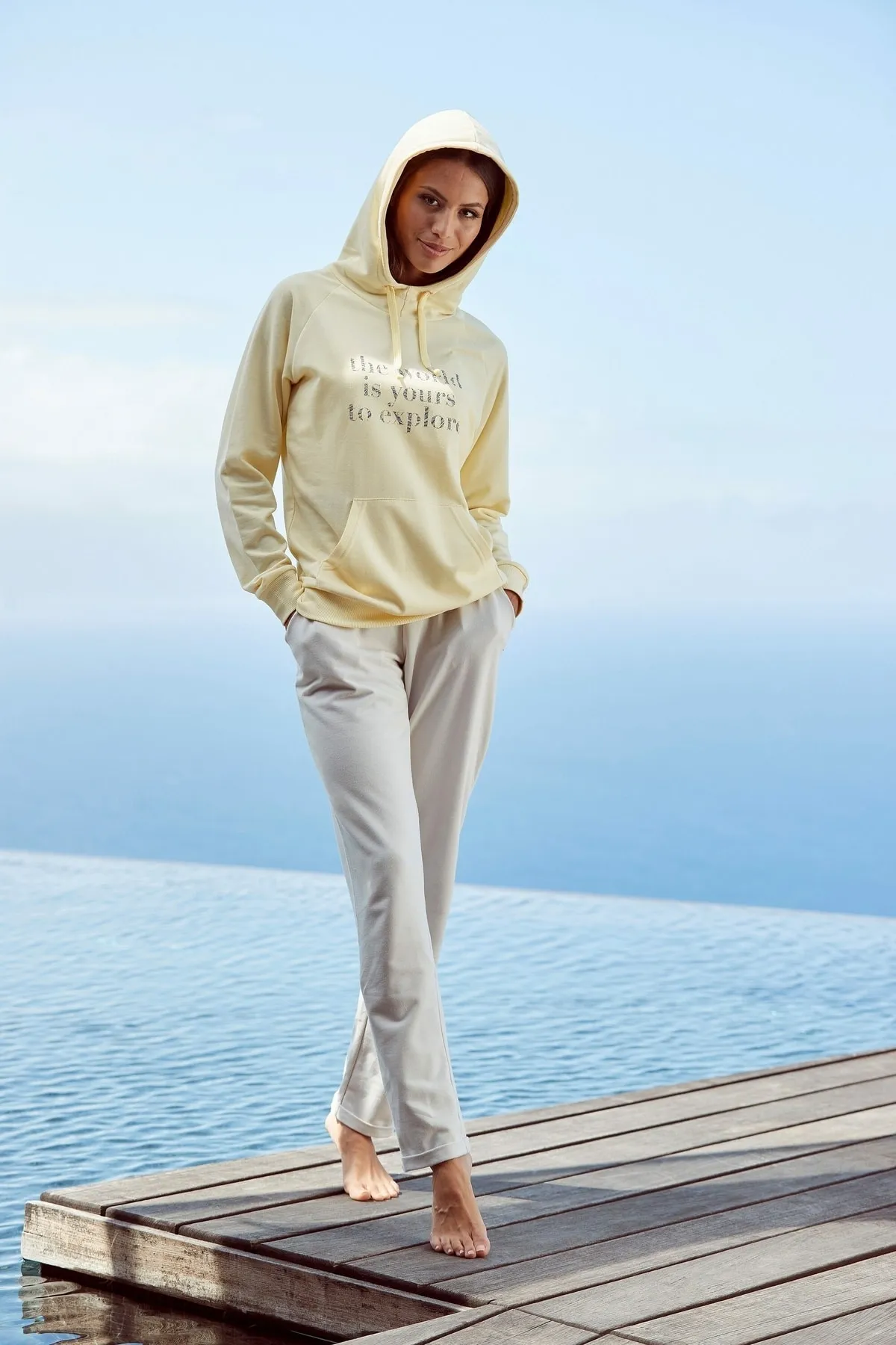 LASCANA  Jogginghose - Grau - Relaxed