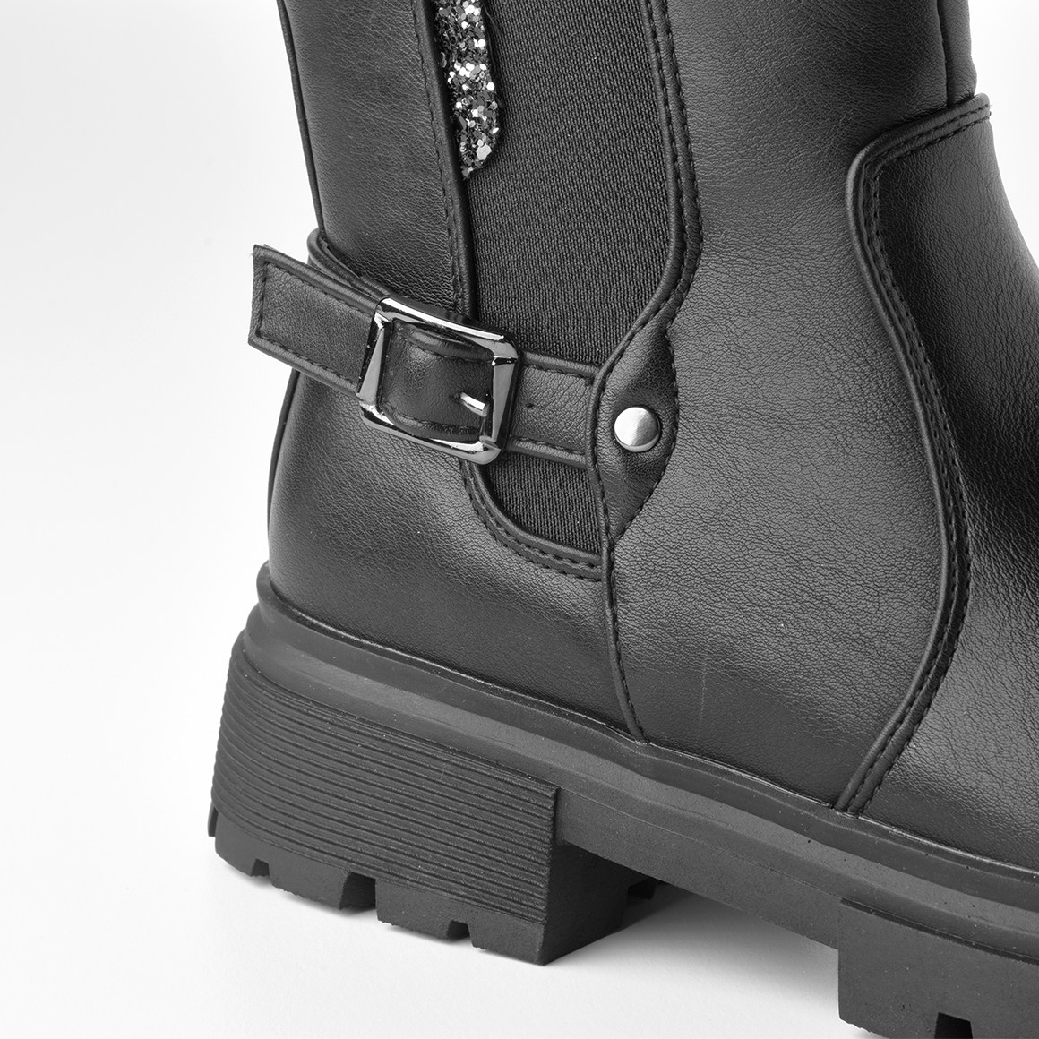 Mädchen Chelsea-Boots mit Zierschnalle