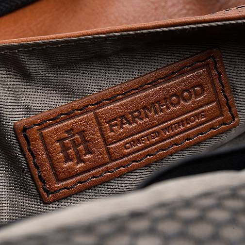 FARMHOOD Memphis Kulturbeutel Leder 27 cm