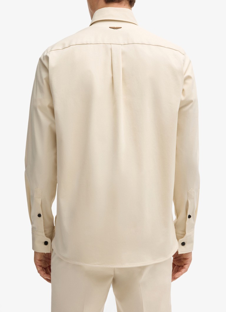 Camisa HUGO BOSS BOSS x ASTON MARTIN de corte regular com bolsos no peito.