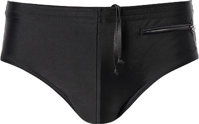 Jockey, Badeslip, Mikrofaser, schwarz