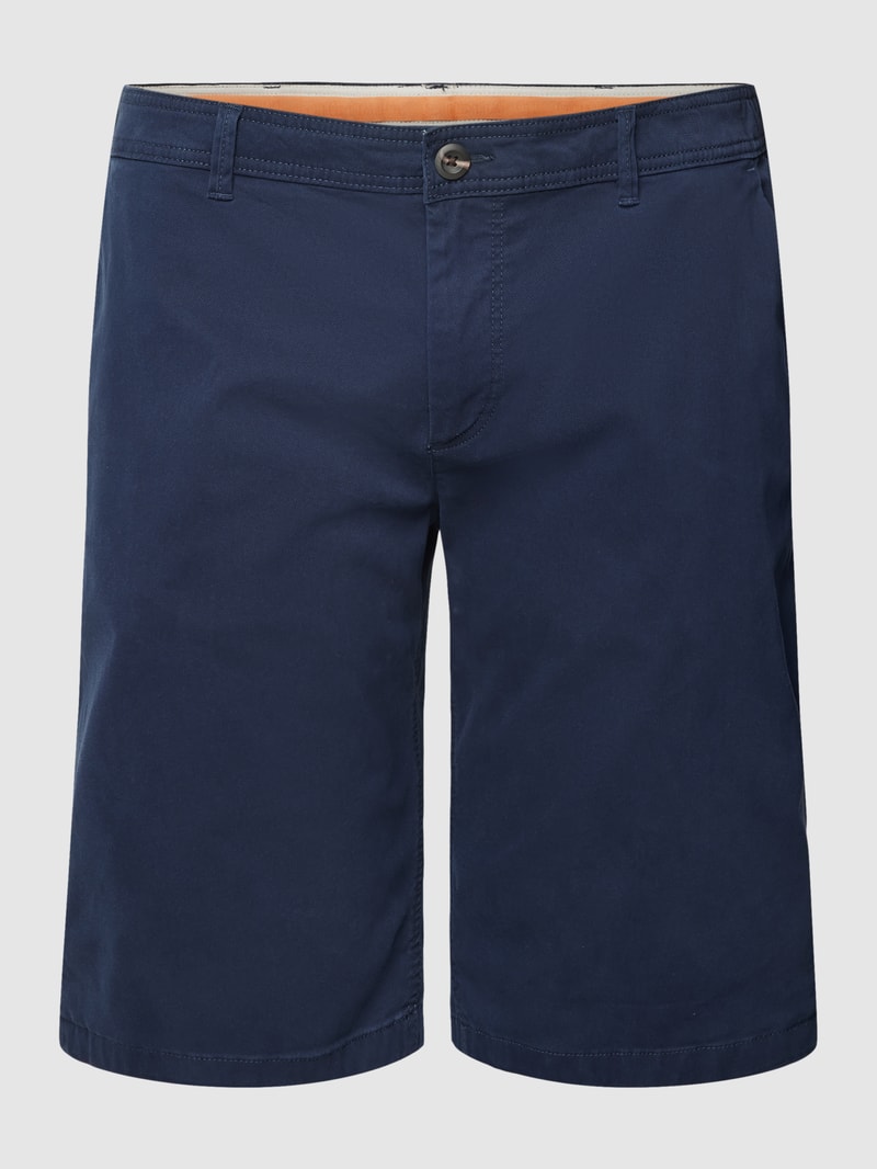 PLUS SIZE Chino-Shorts mit Eingrifftaschen in marineblau