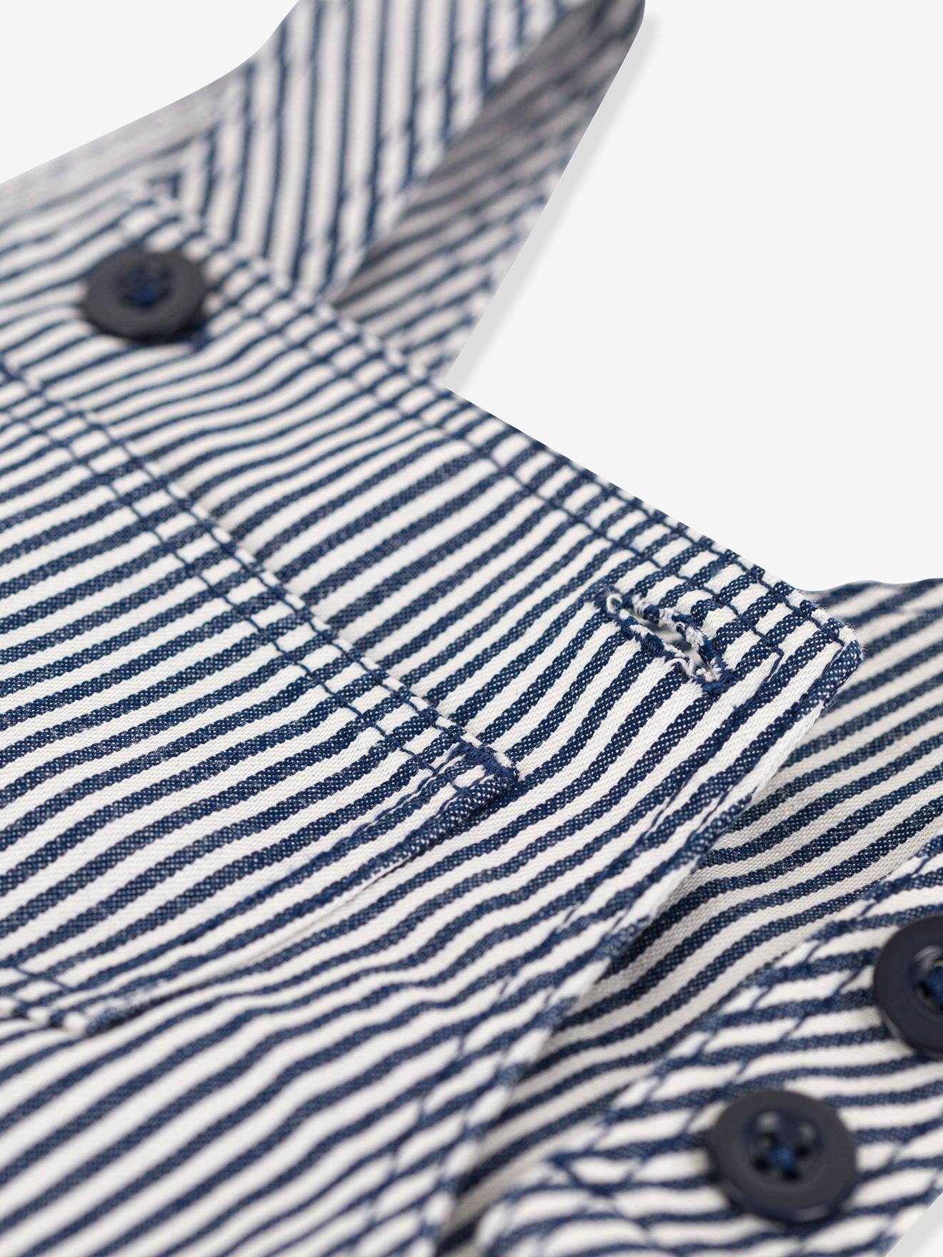 Salopette courte PETIT BATEAU bleu