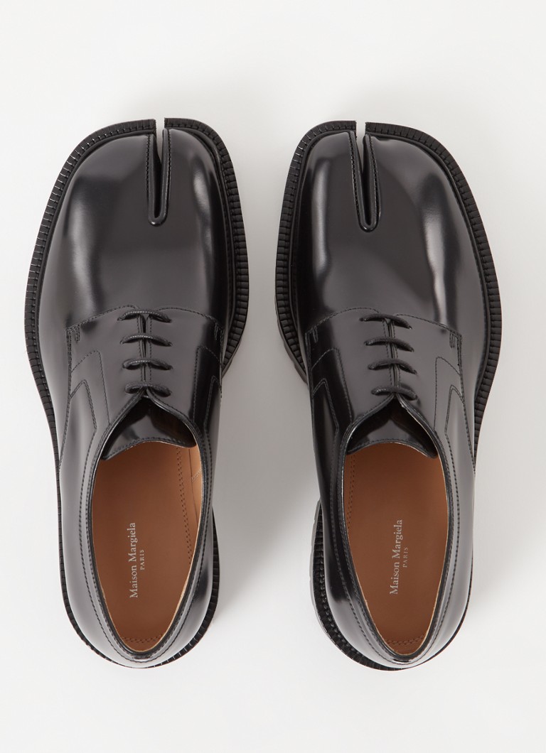 Maison Margiela  Tabi veterschoen van kalfsleer