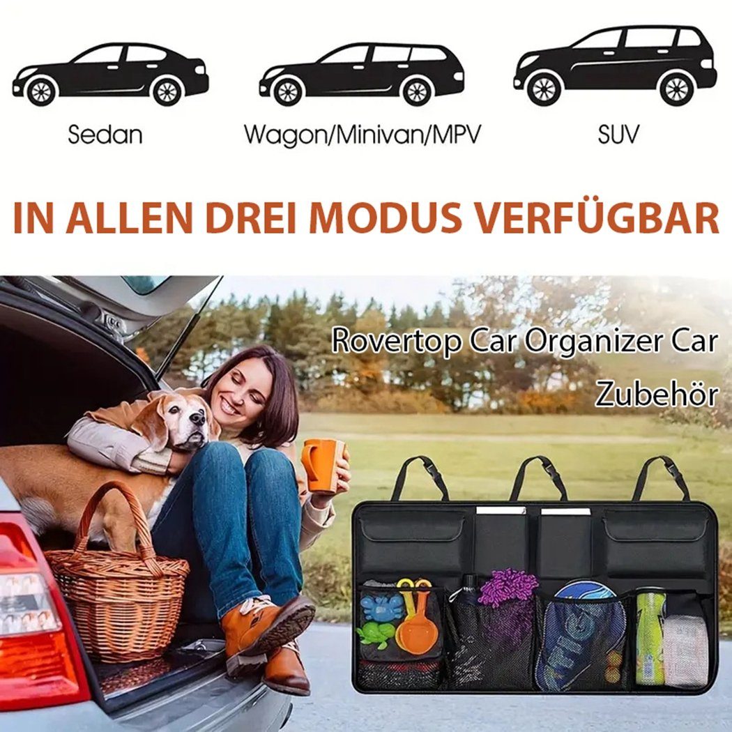 TUABUR Auto-Rückenlehnentasche Aufbewahrungstasche für den Kofferraum eines Autos