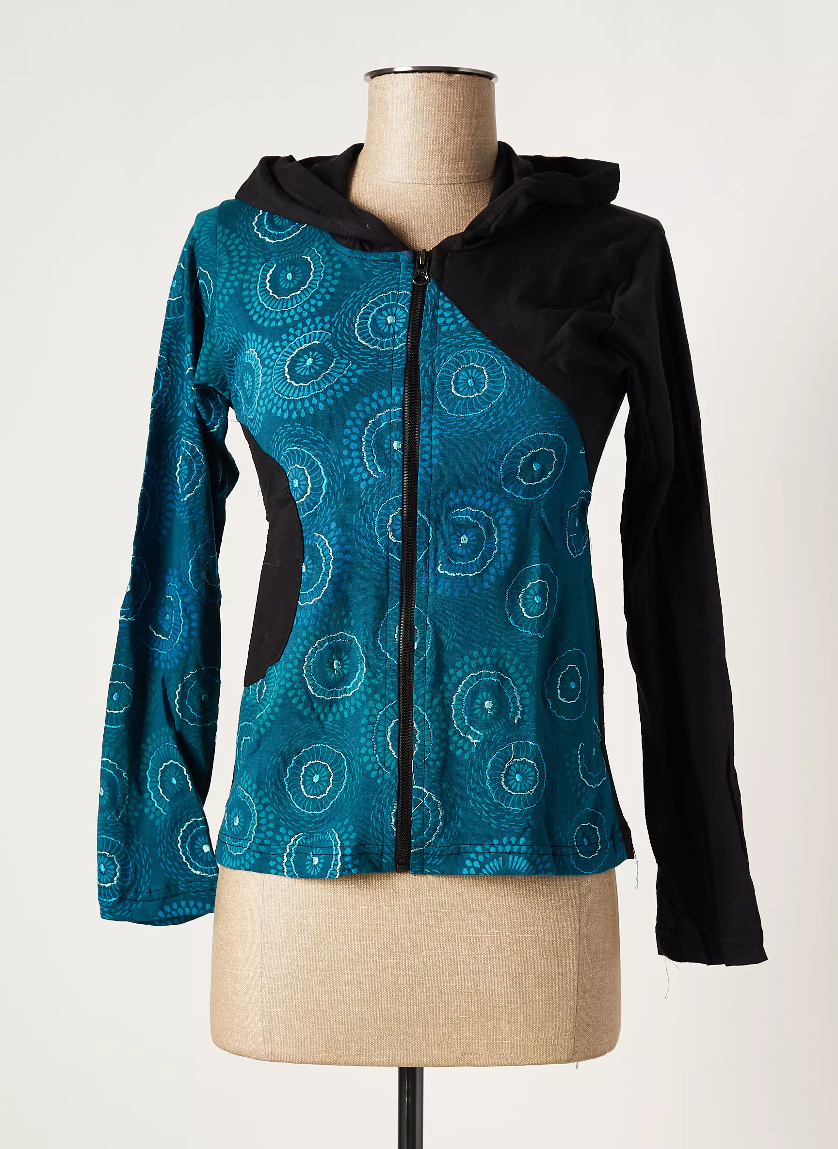Dipawali Vestecasual Femme couleur bleu