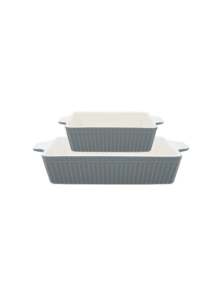 Greengate Auflaufformen 2er-Set klein Alice in stone grey günstig kaufen onesize