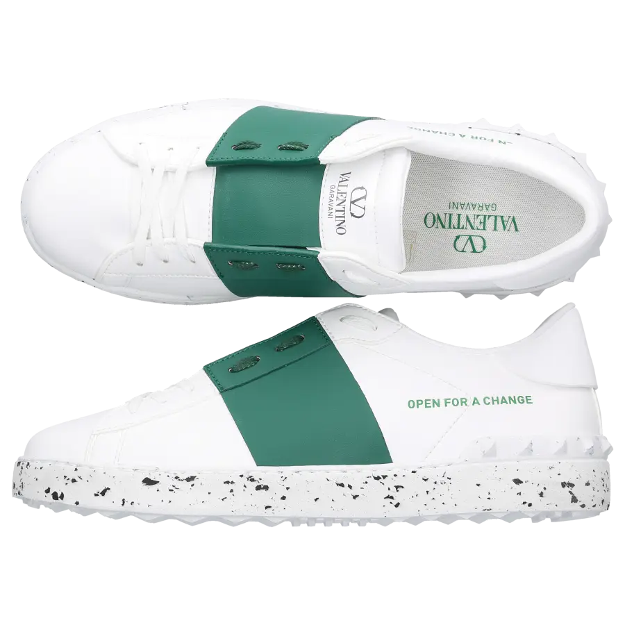 Valentino Garavani - Sneaker low OPEN Biologisches Material - weiß