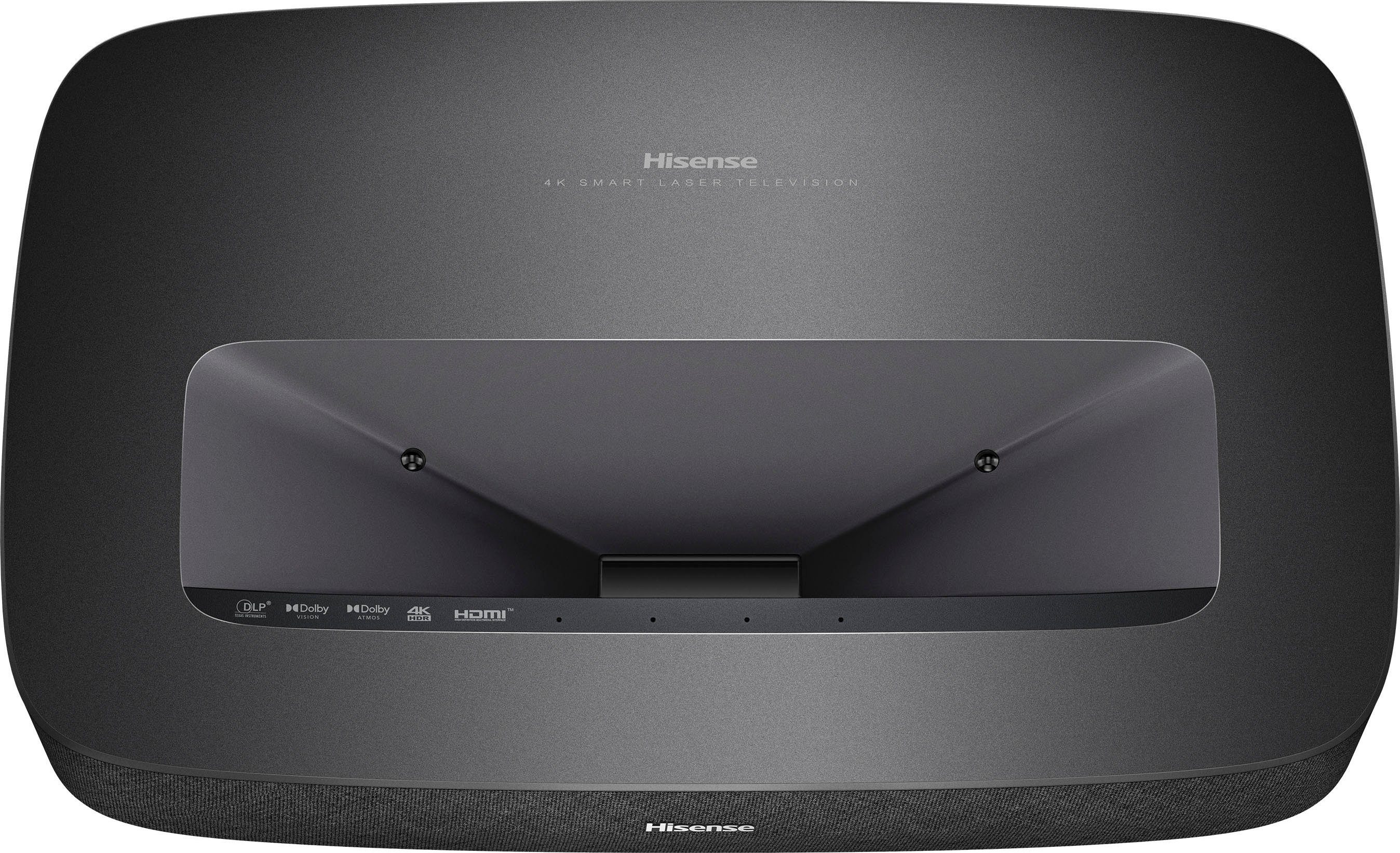Hisense Hisense 90L5HD Daylight Screen (90 Zoll) Laser Projektor DLP-Beamer (2100 lm, 3840 x 2160 px, 4K, HDR, Game Mode, Dolby Atmos)