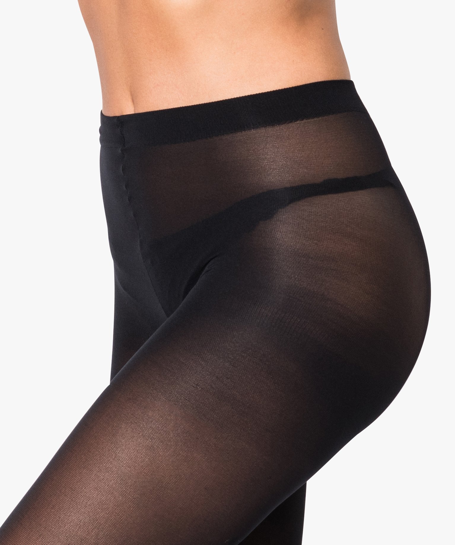 Collants semi-opaques unis 50 Deniers noir | GEMO