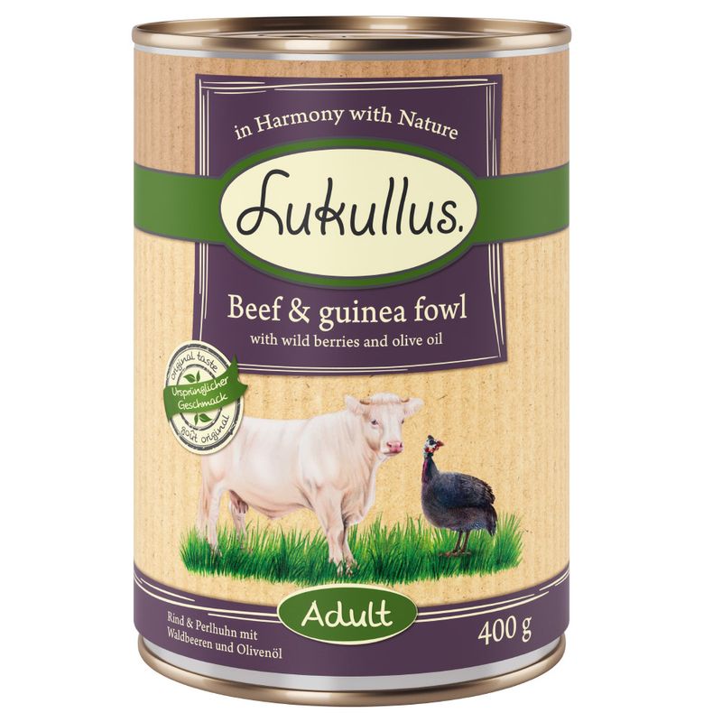 Lukullus Naturkost Adult Getreidefrei 6 x 400 g