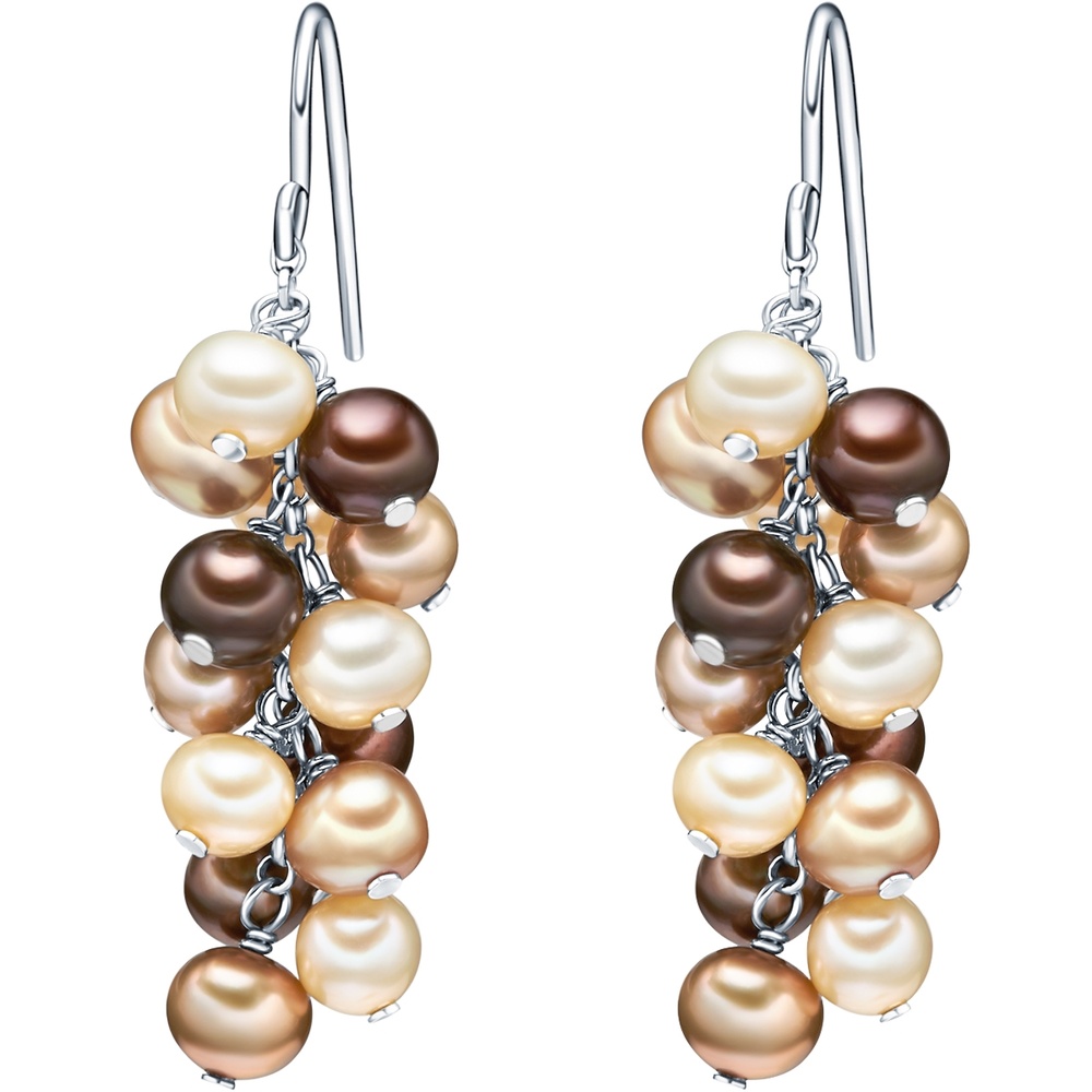 Valero Pearls Boucles d'oreille en perle Perle de culture d'eau douce Perle de culture d'eau do Boucles d'oreilles
