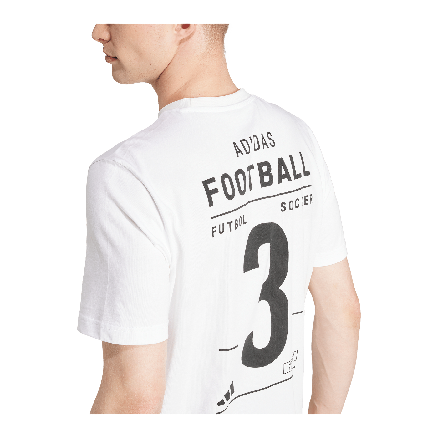 adidas Football Category Logo T-Shirt Weiss