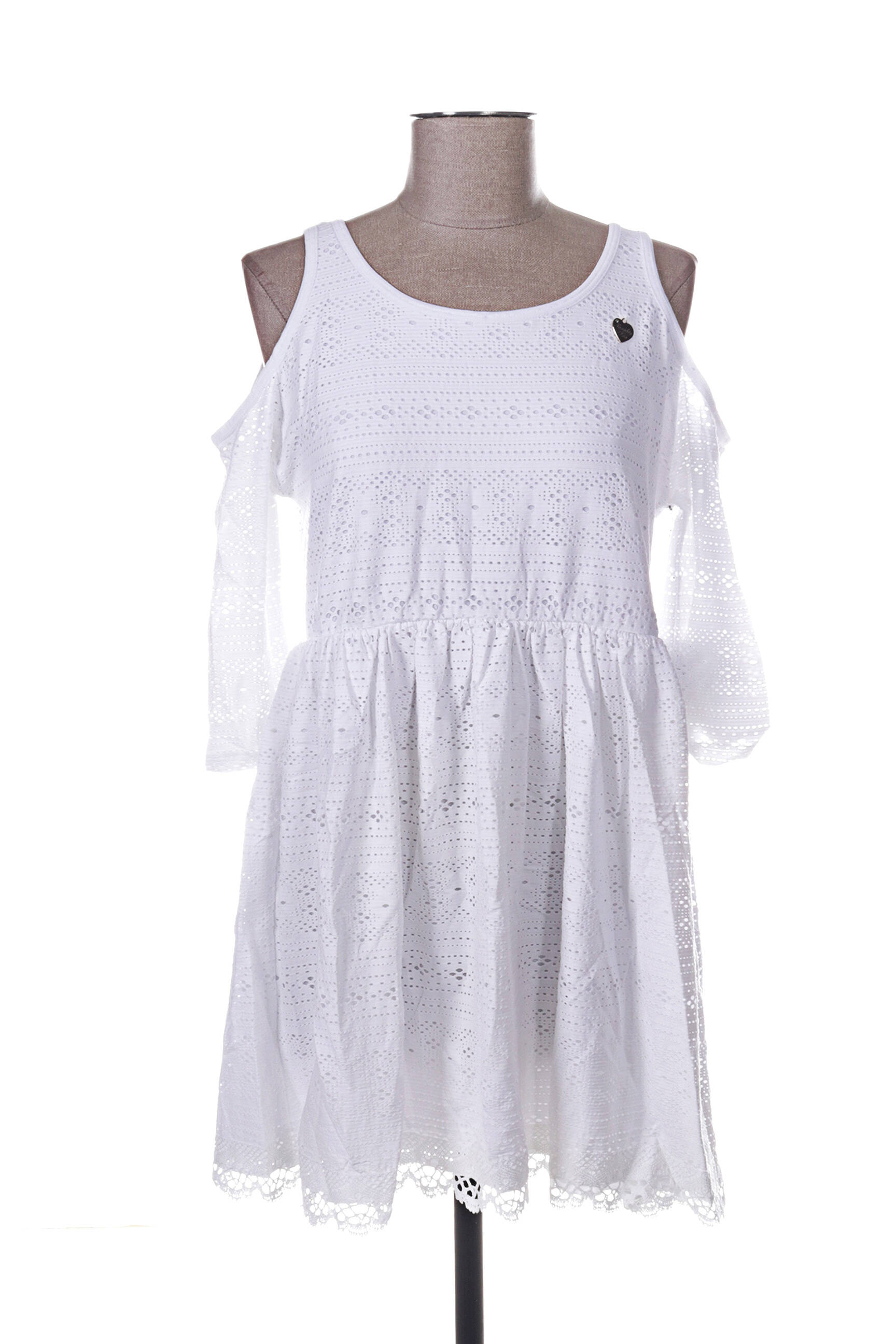 Naughty Dog Tuniquemanchelongue Femme couleur blanc
