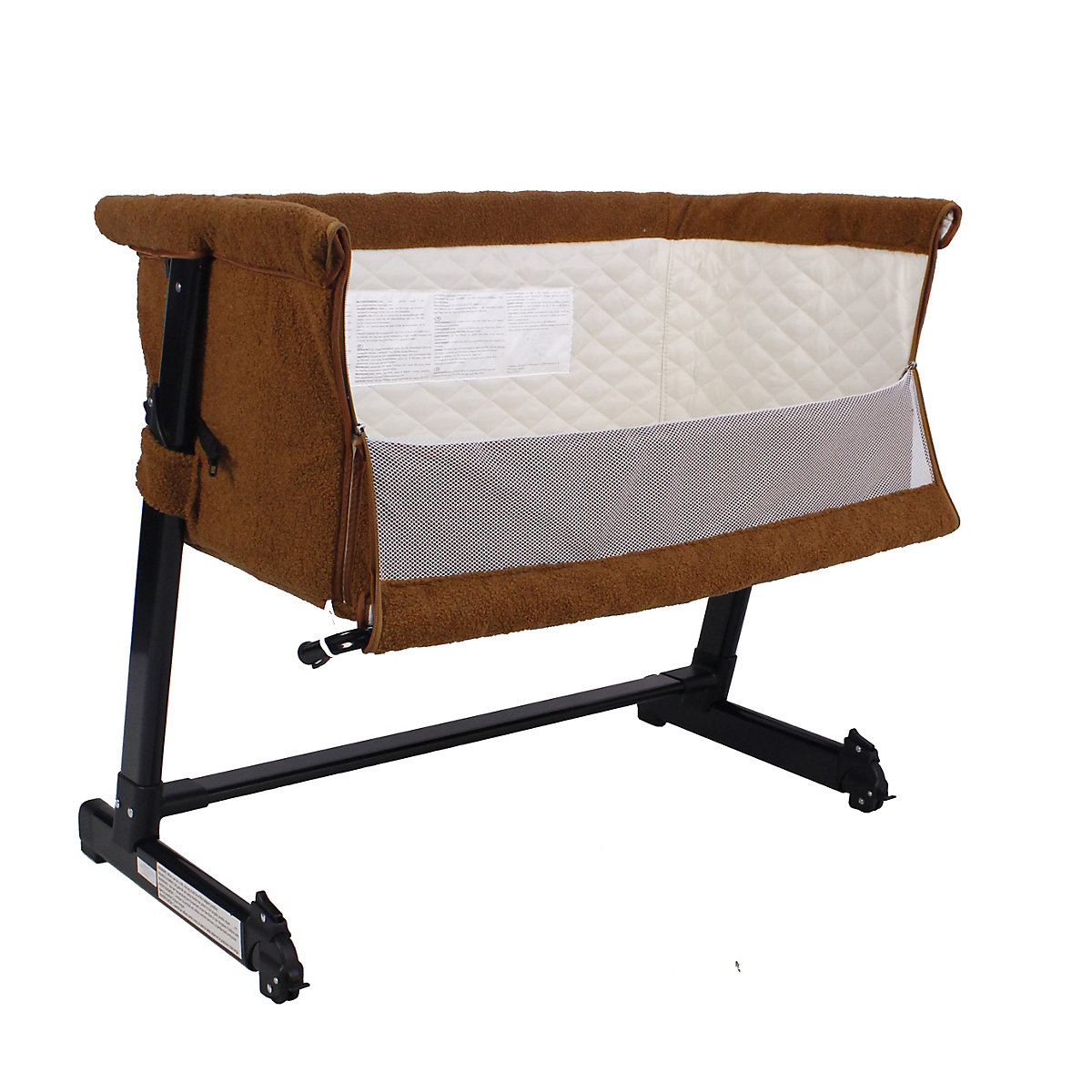 Baby Beistellbett  Babybett Wiege höhenverstellbar und fahrbar  Sleepy Co Sleeper Teddy