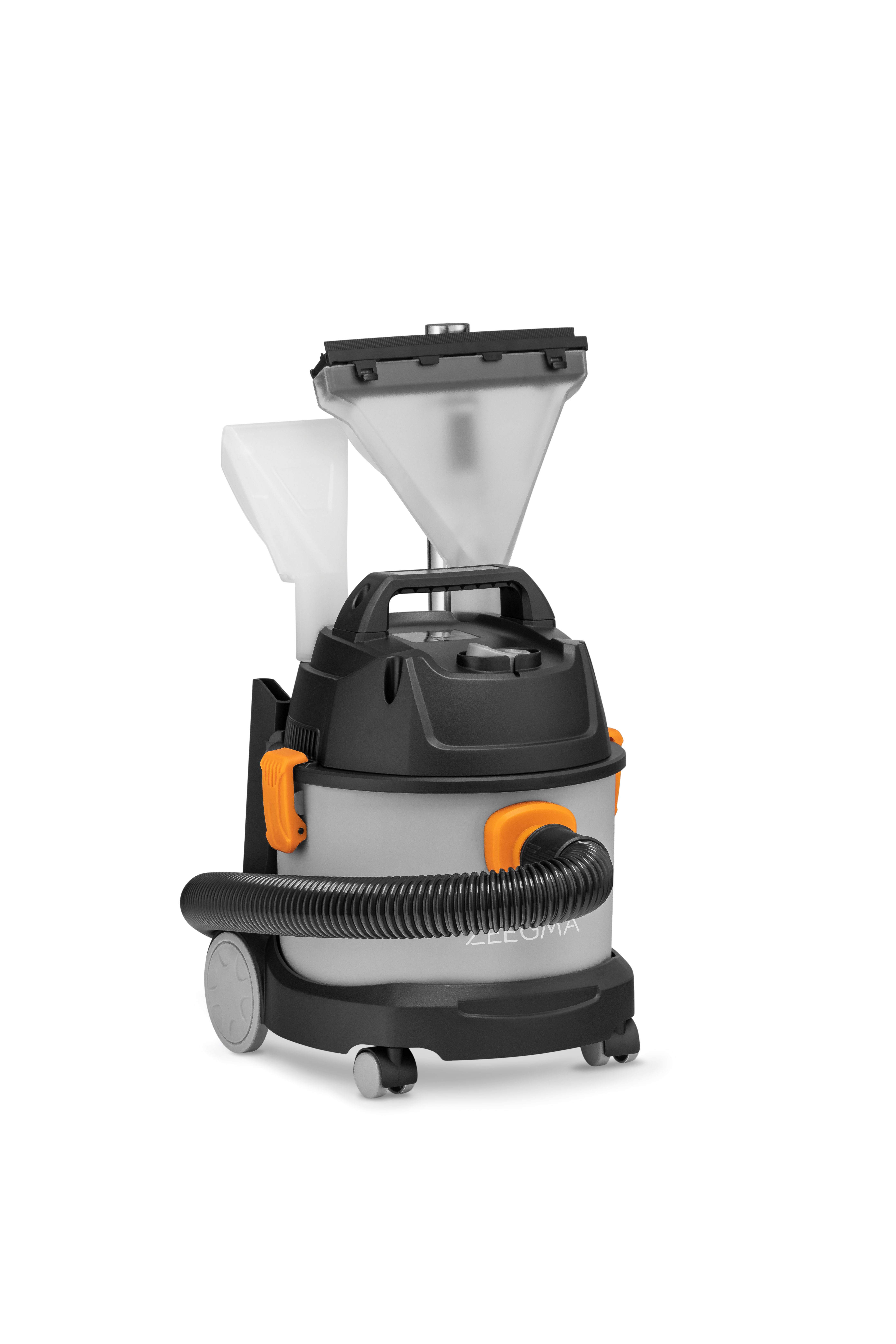 Zeegma Industriesauger Zonder Pro Compact, 1000,00 W, mit Beutel für trockenes Saugen, ohne Beutel für Saugen mit Wasser, Staubsauger für Trocken- und Nasssaugung + Gebläsefunktion