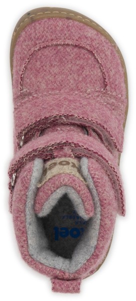 Koel bare ~ Dark Merino Highcut Wollfleece ~ Imperial Pink