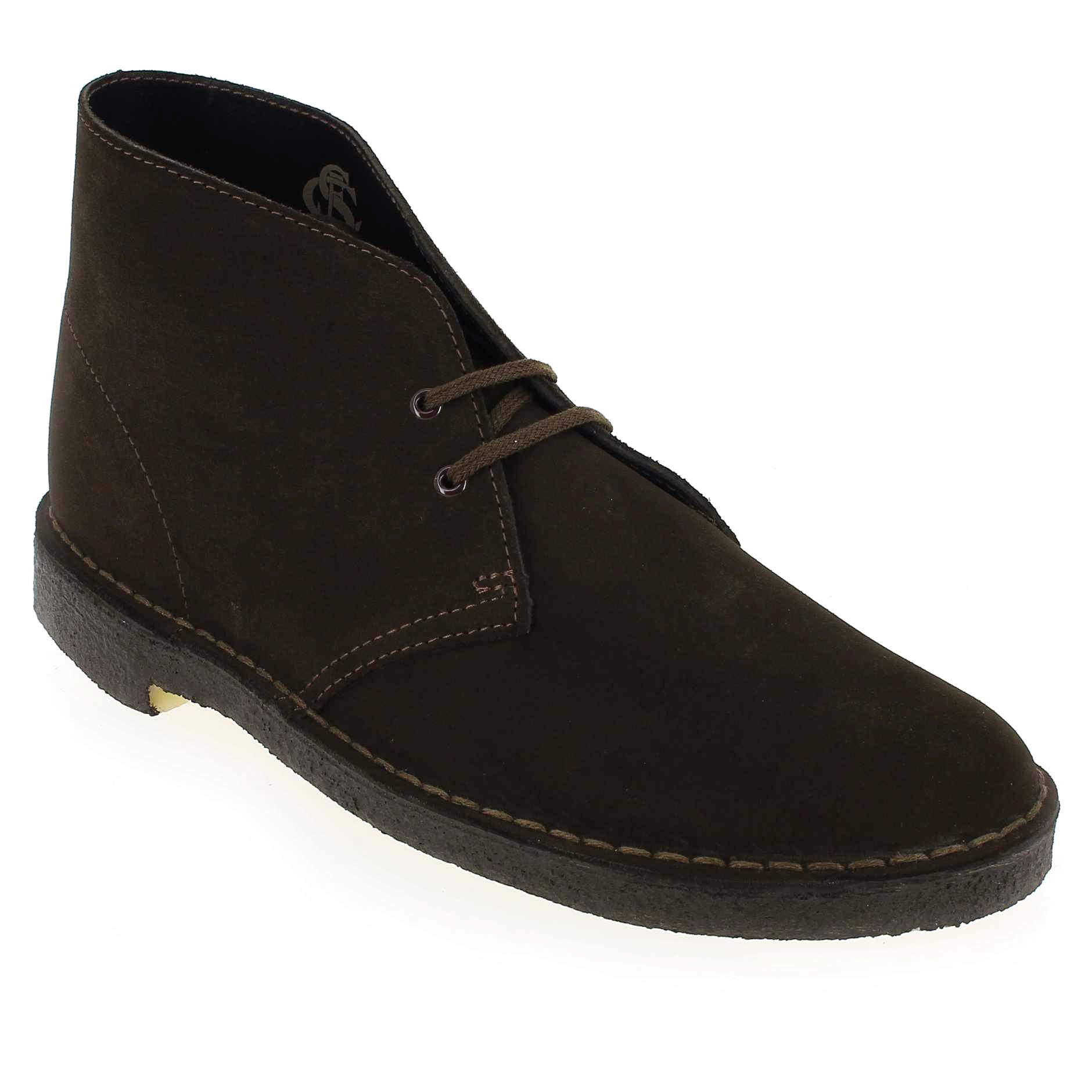 Clarks  DESERT BOOT - Velours Chocolat