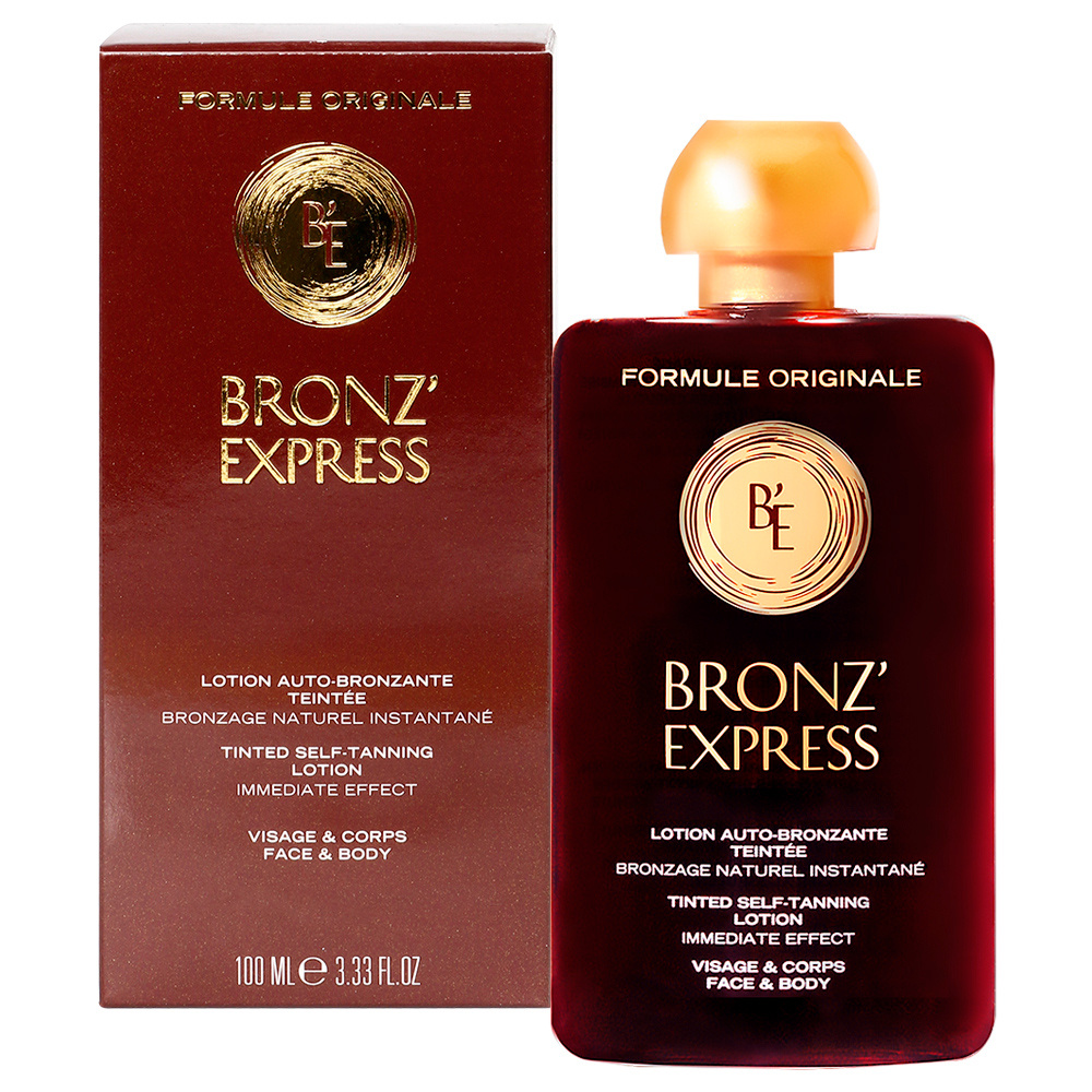 Bronz'express Lotion Auto-Bronzante Teintée Originale Auto-bronzant teinté corps et visage