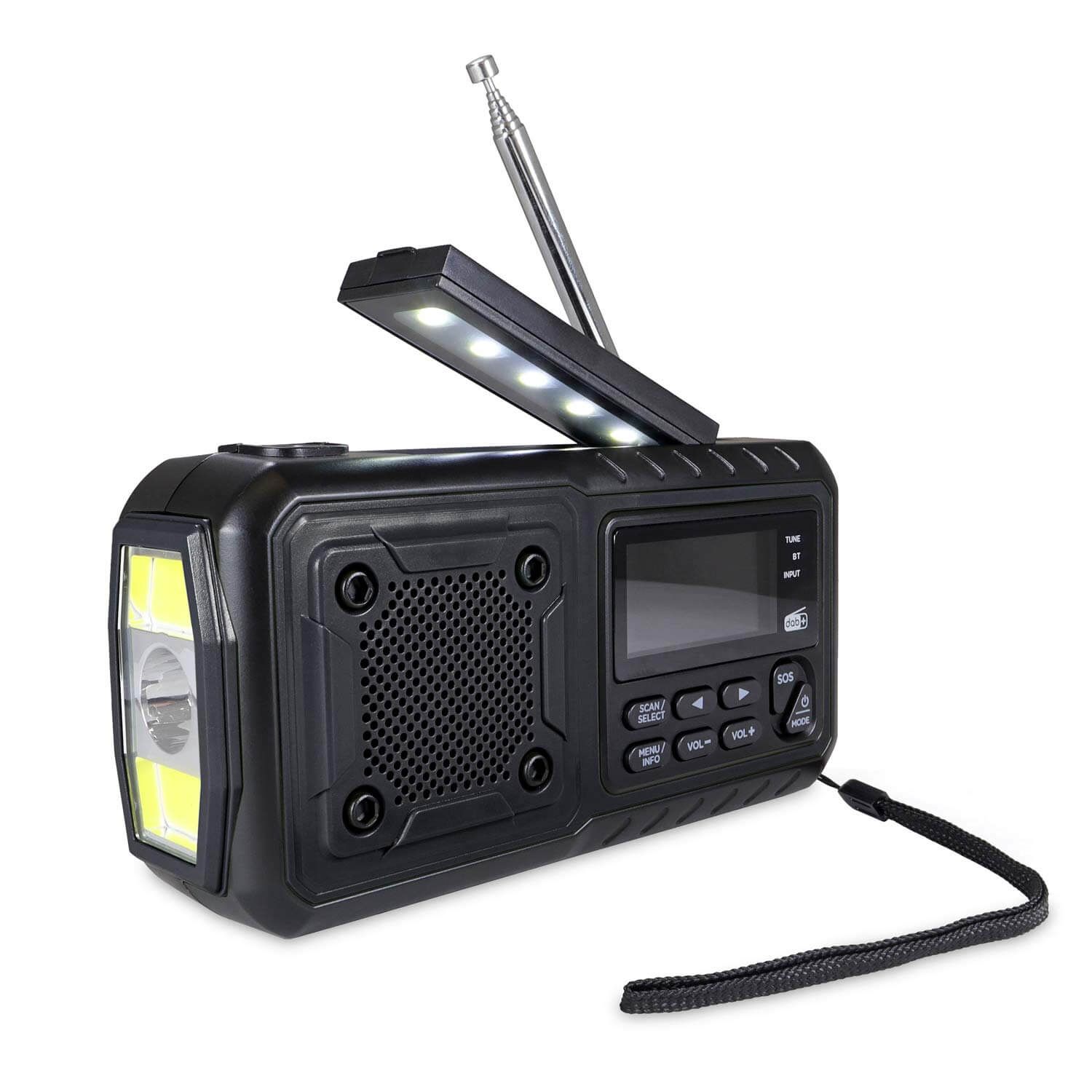 Kurbelradio Multi DAB+ mit Powerbank