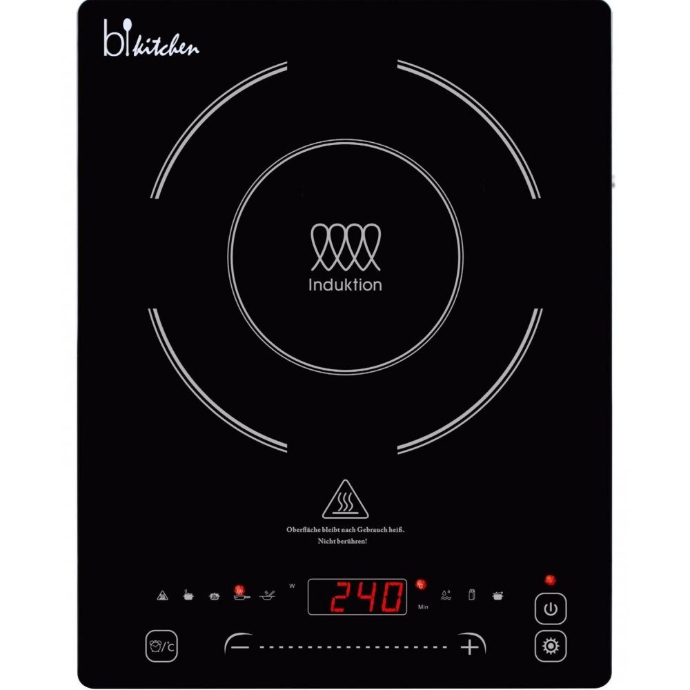 BiKitchen Einzel-Induktionskochplatte Cook 400 - Kochplatte - schwarz