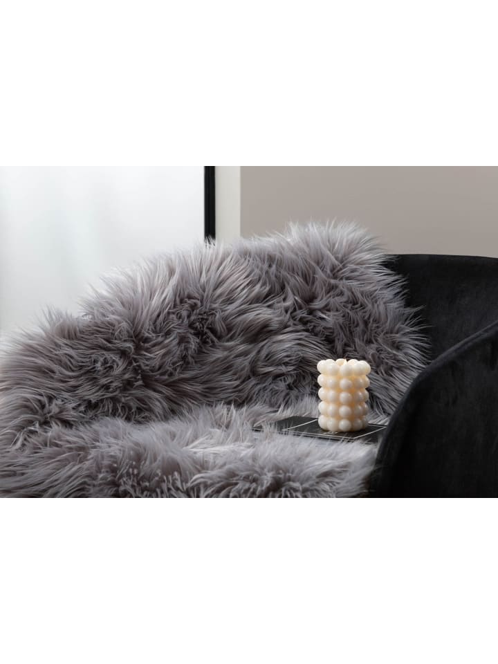 ebuy24 Lammfell Katy Grau 60 x 90 cm günstig kaufen onesize