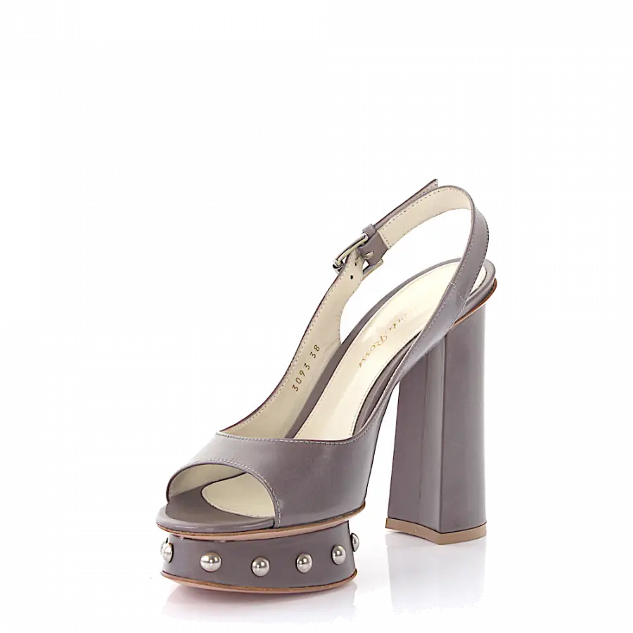 Gianvito Rossi - Slingpumps GE3093 Kalbsleder - grau