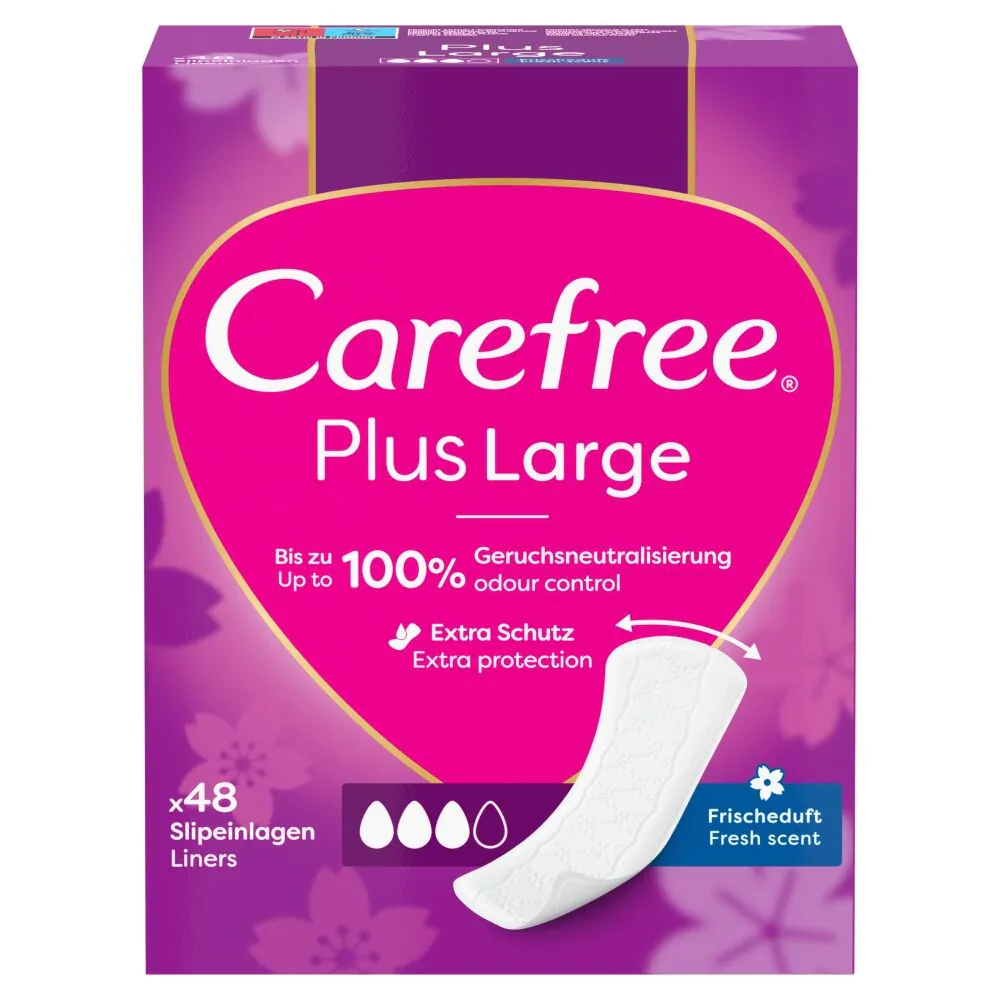 „Carefree Plus Fresh“ – įklotai moterims, 48 vnt.