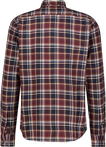 Marc O'Polo Herren Hemd Regular Fit Langarm